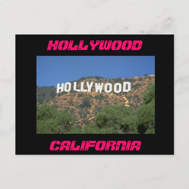 Hollywood postcard (Front)