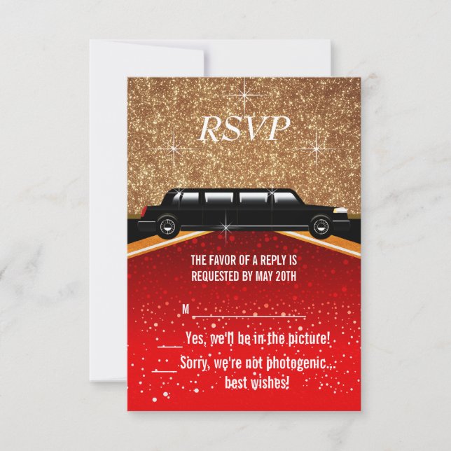 Hollywood Red Carpet RSVP (Front)