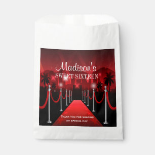 Hollywood Red Carpet Sweet 16 Favour Candy Bag
