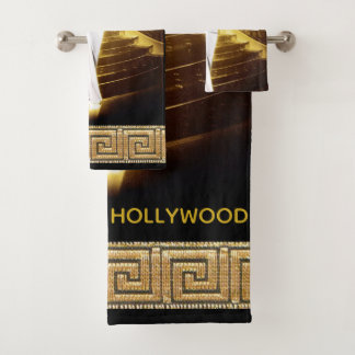 Hollywood Regency Silent Movie Diva Bath Towel Set