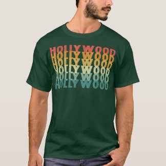 Hollywood Retro Los Angeles California Vintage  T-Shirt