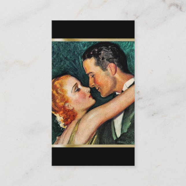 Hollywood Romance Business Card (Front)