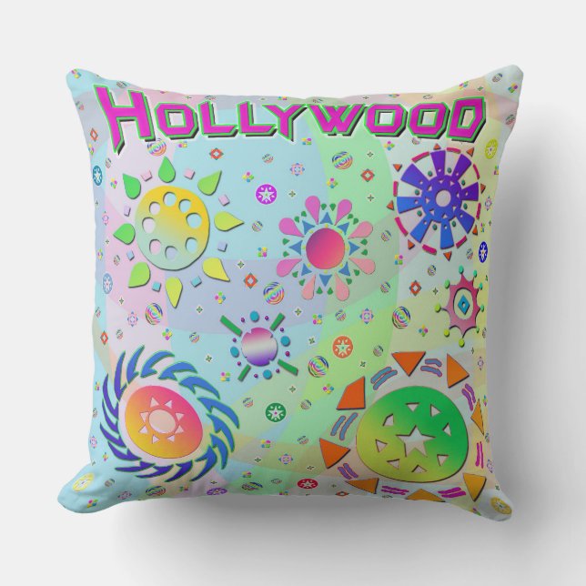 Hollywood Seven Suns & Energy Pillow (Front)
