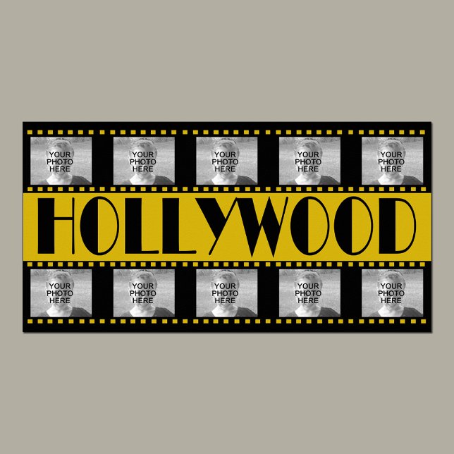 Hollywood Sign Movie Reel Photo Collage (Creator Uploaded)