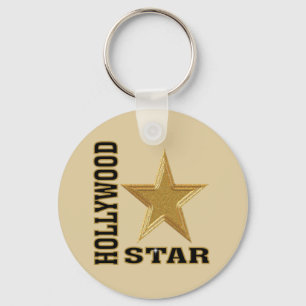 Hollywood Star Key Ring
