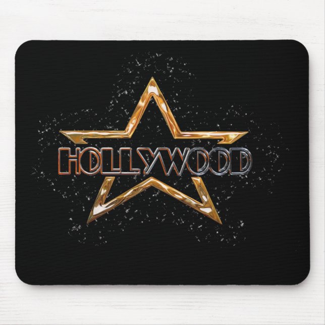 Hollywood Star Mouse Mat (Front)