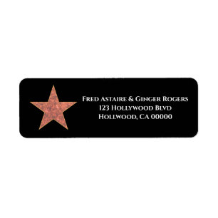Hollywood Star Personalised