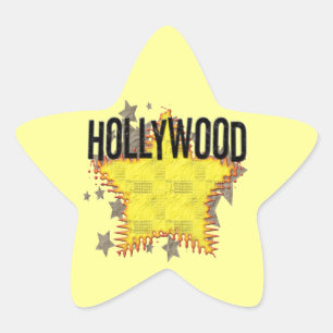 Hollywood Sticker! Star Sticker