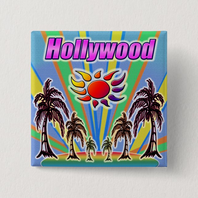 Hollywood Summer Love Button (Front)