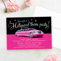 Hollywood Theme Party Pink Limousine