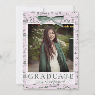 Hollywood Toile Coquette 5 Photo Announcement