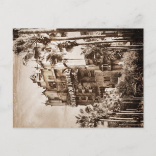 Hollywood Tower Hotel Holiday Postcard