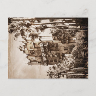 Hollywood Tower Hotel Holiday Postcard