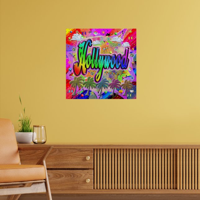 Hollywood Vista Express Poster (Living Room 2)