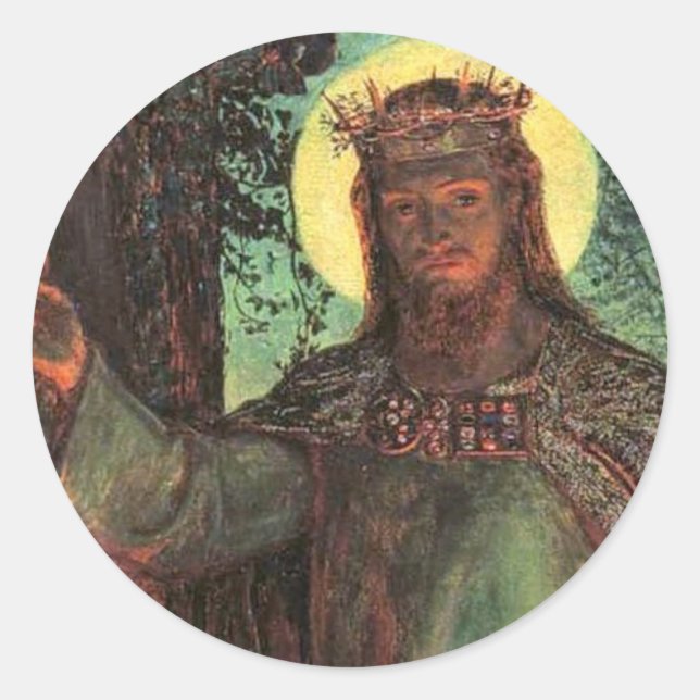 Holman Hunt Light of the World Classic Round Sticker (Front)