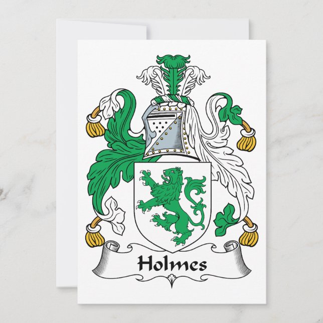 Holmes Family Crest (Front)