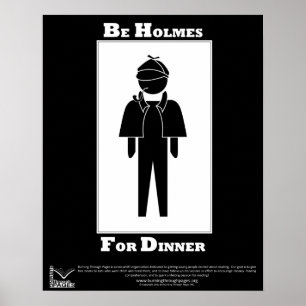Holmes For Dinner Poster