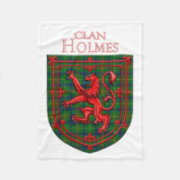 Holmes Tartan Scottish Plaid Lion Rampant
