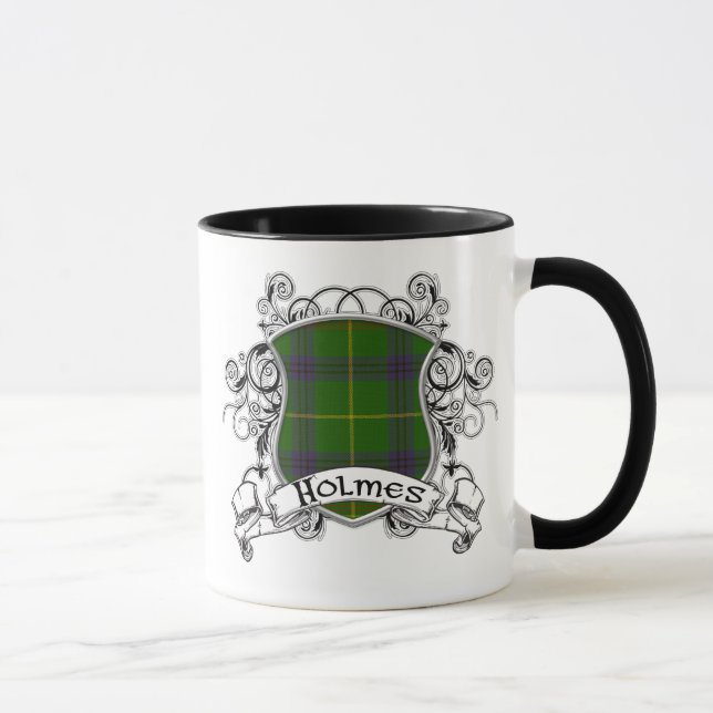 Holmes Tartan Shield Mug (Right)