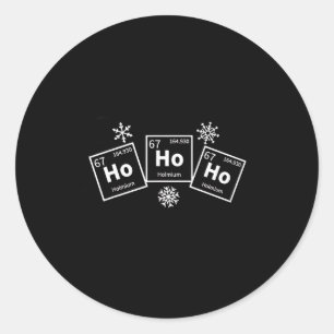 Holmium Chemistry Element 67 Science Xmas Periodic Classic Round Sticker