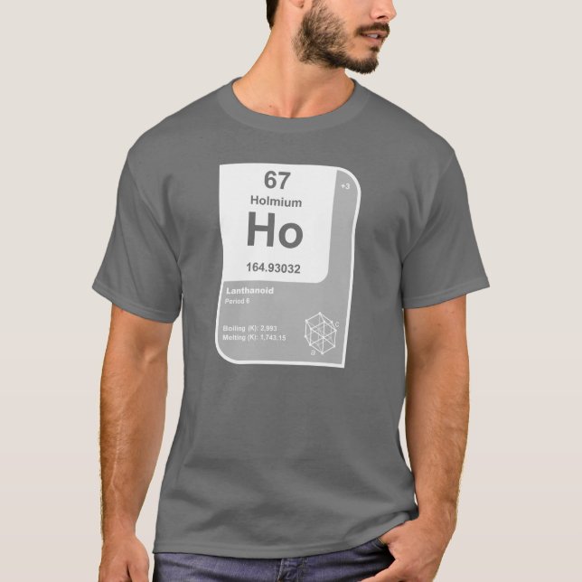 Holmium (Ho) T-Shirt (Front)