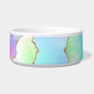 Holo Agate Faux Iridescent Pastel Ombre Marble