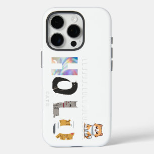 Holo,Cat Design Tough Hard iPhone Case