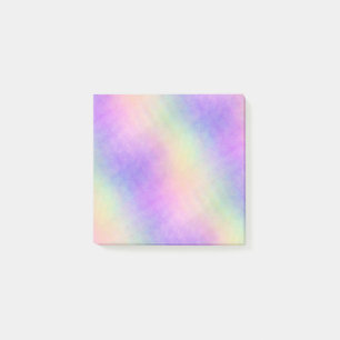 holo rainbow soft ombre : post-it notes