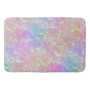 holo sparkle mosaic : bath mat