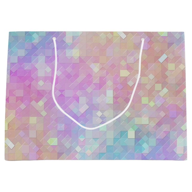 holo sparkle mosaic : large gift bag (Front)