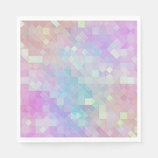 holo sparkle mosaic : napkin (Front)
