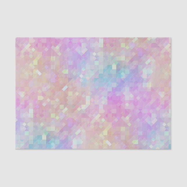 holo sparkle mosaic : tissue paper (Front)