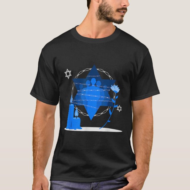 Holocaust Remembrance Memorial Day - Yom Hashoah  T-Shirt (Front)