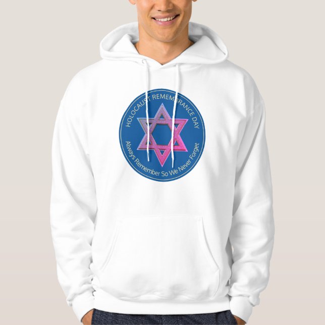 Holocaust Remembrance YOM HASHOAH Memorial Hoodie (Front)