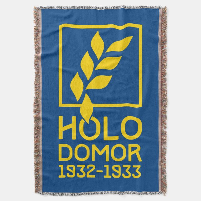Holodomor Throw Blanket (Front Vertical)
