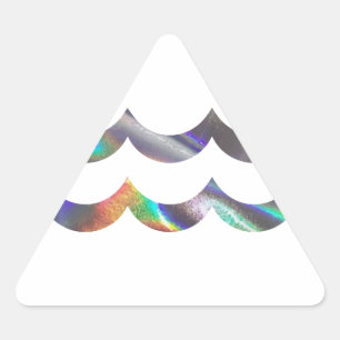hologram Aquarius Triangle Sticker