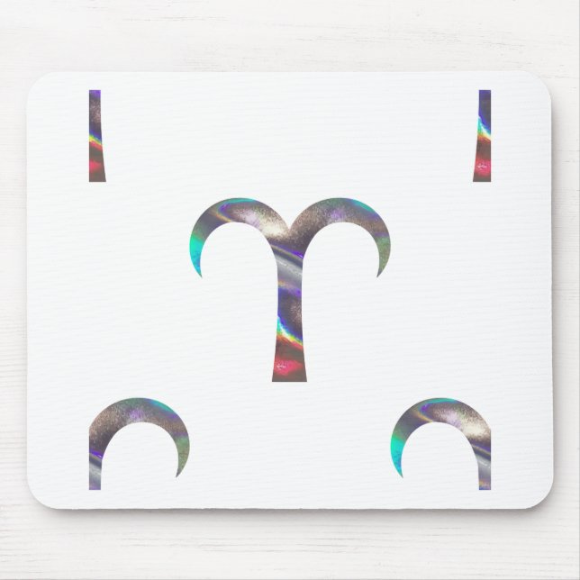 hologram Aries Mouse Mat (Front)