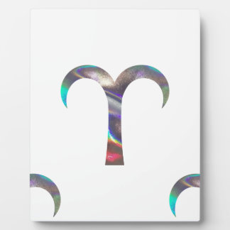 hologram Aries Plaque