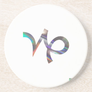 hologram Capricorn Coaster
