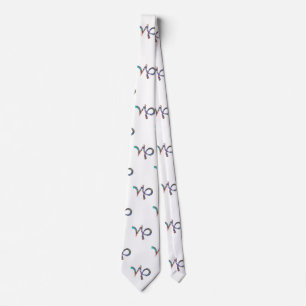 hologram Capricorn menswear mens necktie neck tie