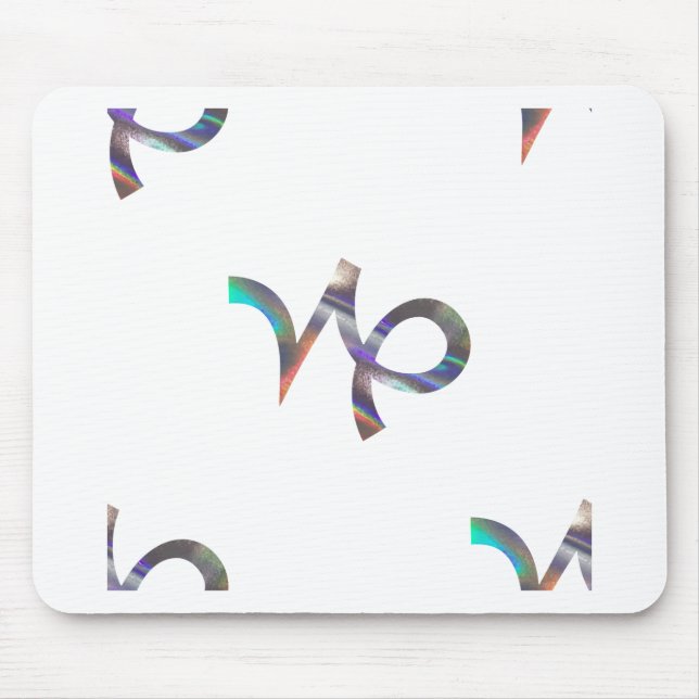 hologram Capricorn Mouse Mat (Front)