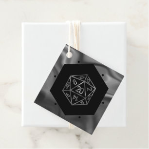 Hologram D20 Crit   PnP Tabletop Gamer Dice Favour Tags