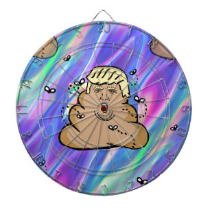 hologram dump trump dartboard