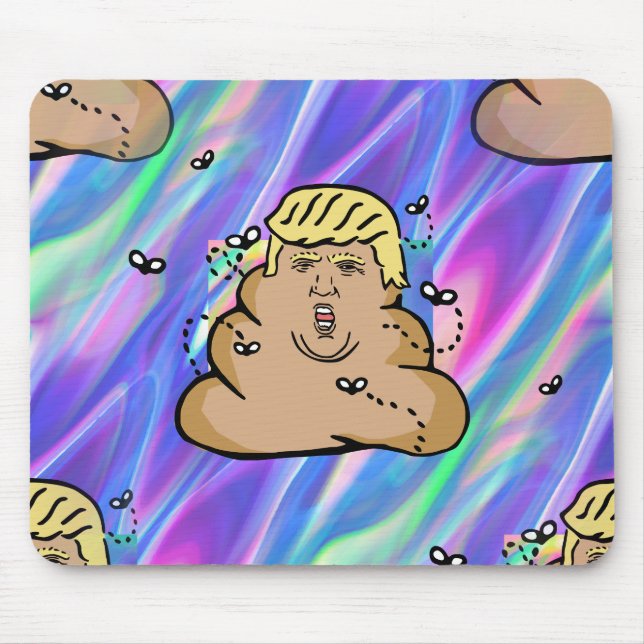 hologram dump trump mouse mat (Front)
