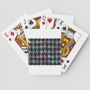 hologram houndstooth playing cards
