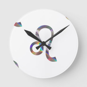 hologram Leo Round Clock