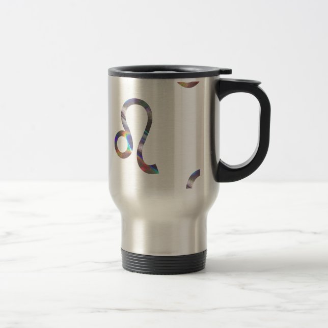 hologram Leo Travel Mug (Right)