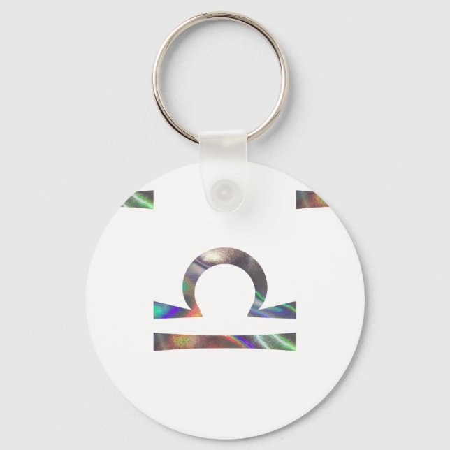 hologram Libra Key Ring (Front)