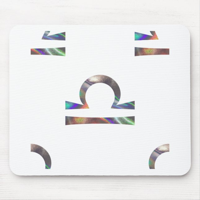 hologram Libra Mouse Mat (Front)