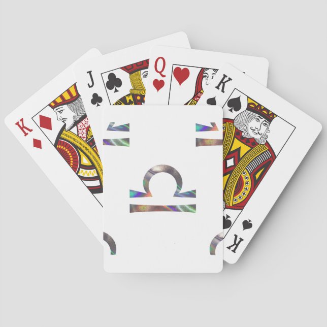 hologram Libra Playing Cards (Back)